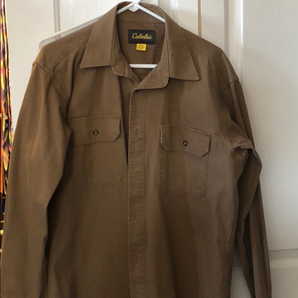 Cabela’s canvas work shirt.